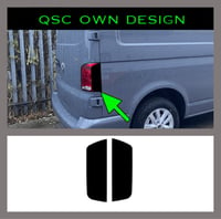 X2 Vw Transporter T6.1 Tail light end cover sticker overlay 