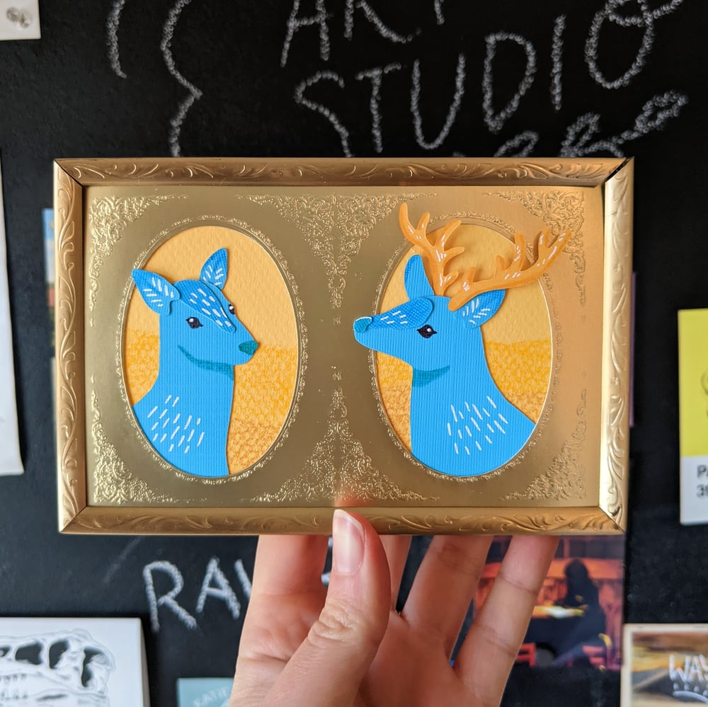 Image of Teal Deer Couple