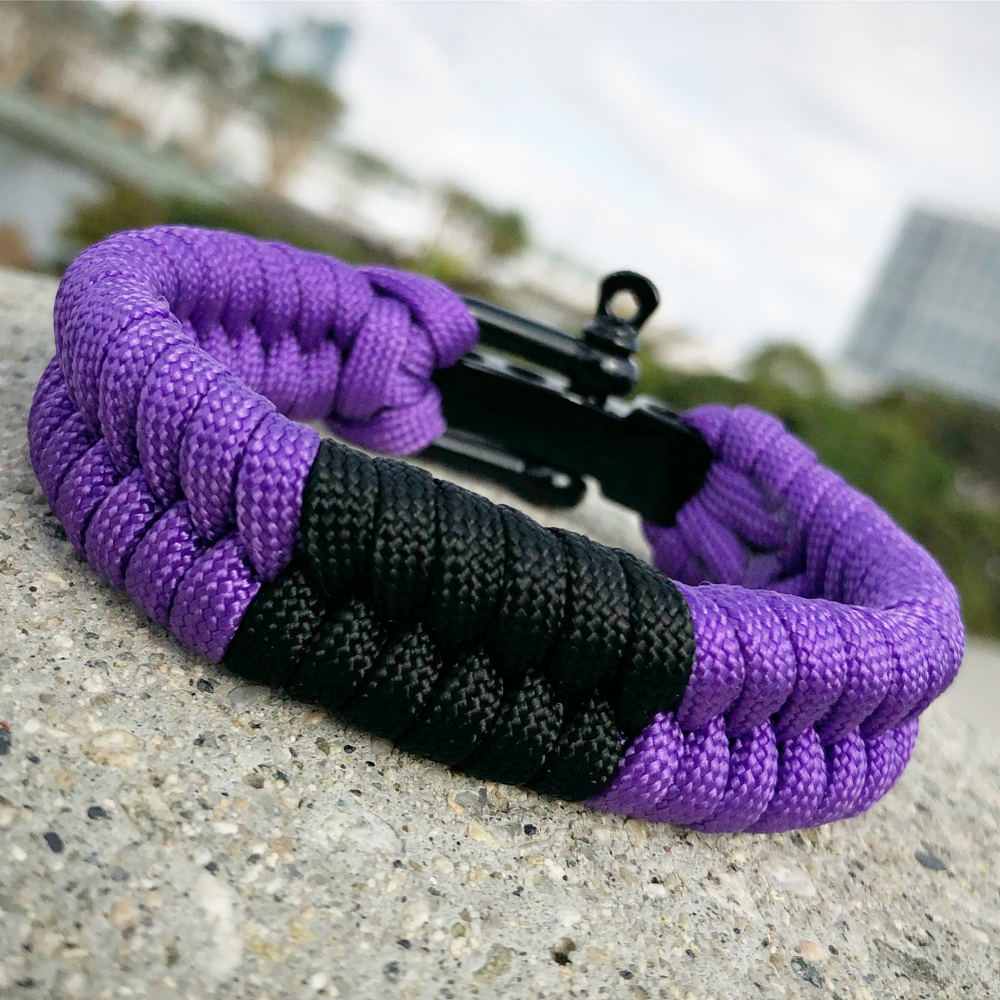 Paracord Rank Bracelet Color: Purple