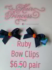 Image 5 of All school's Ruby Bow Clips