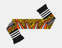 Retro 94/96 'The Goalie' Knitted Scarf (Orange)
