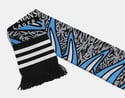 Retro 94/96 'The Goalie' Knitted Scarf (Blue)