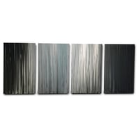 Image 2 of Metal Wall Art Home Decor- Bamboo Forest- Abstract Contemporary Modern Decor