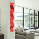 Metal Wall Art Home Decor- Affinity Red- Abstract Contemporary Modern Garden Decor