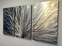 Metal Wall Art Home Decor- Radiance 47- Abstract Contemporary Modern Decor