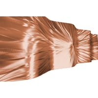 Image 3 of Metal Wall Art Home Decor- Gratitude Copper- Abstract Contemporary Modern Garden Decor