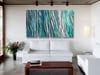 Metal Wall Art Home Decor- Amazon 36x63- Abstract Contemporary Modern Decor Original