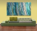 Metal Wall Art Home Decor- Amazon 36x63- Abstract Contemporary Modern Decor Original