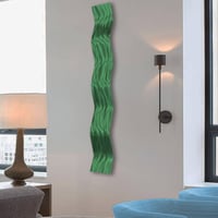 Image 5 of Metal Wall Art Home Decor- Affinity Green - Abstract Contemporary Modern Garden Decor