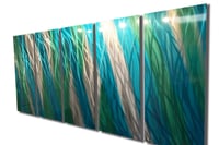 Image 2 of Metal Wall Art Home Decor- Amazon 36x79- Abstract Contemporary Modern Decor Original