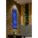 Metal Wall Art Home Decor- Gratitude Blue- Abstract Contemporary Modern Garden Decor