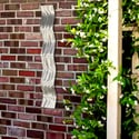 Metal Wall Art Home Decor- Affinity Silver- Abstract Contemporary Modern Garden Decor