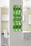 Metal Wall Art Home Decor- Harmony Lime Green- Abstract Contemporary Modern Garden Decor