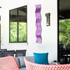 Metal Wall Art Home Decor- Affinity Lavender- Abstract Contemporary Modern Garden Decor