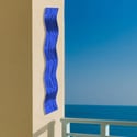 Metal Wall Art Home Decor- Affinity Blue- Abstract Contemporary Modern Garden Decor