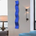 Metal Wall Art Home Decor- Affinity Blue- Abstract Contemporary Modern Garden Decor