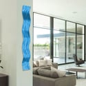 Metal Wall Art Home Decor- Affinity Aqua- Abstract Contemporary Modern Garden Decor