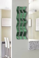 Metal Wall Art Home Decor- Harmony Green- Abstract Contemporary Modern Garden Decor