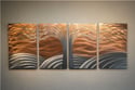 Metal Wall Art Home Decor- Tree of Life- Bright Copper- Abstract Contemporary Modern Decor