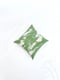 Image of 60) THE PILLOW/PAPER WEIGHT - SIZE S - TWO TONE - GREEN & OFFWHITE