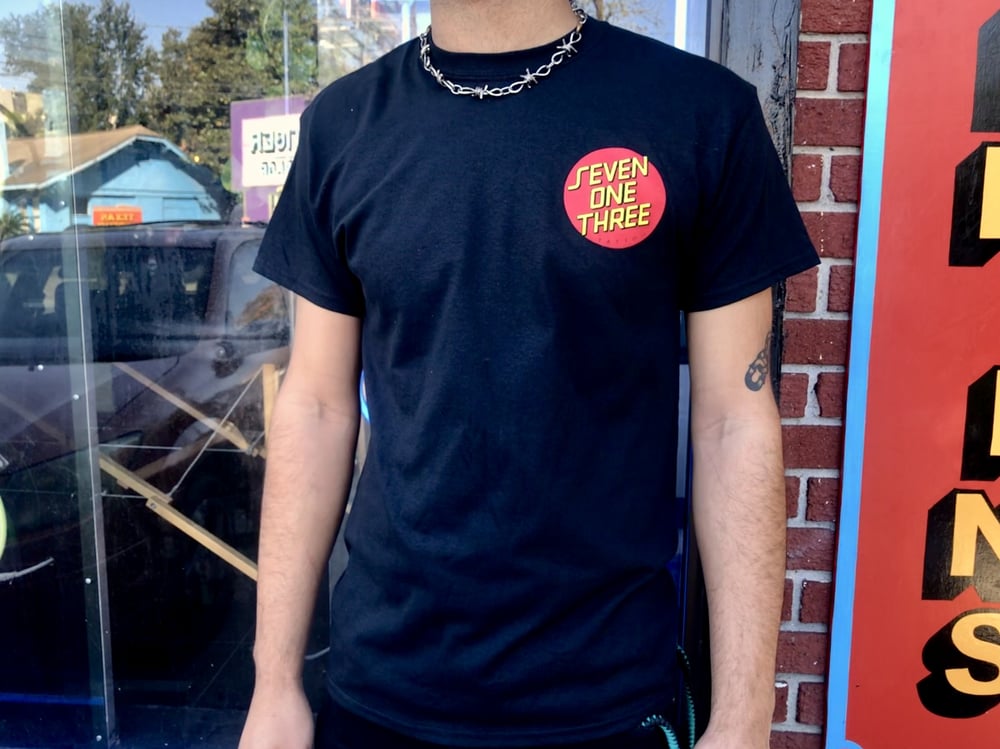 Black 713 Santa Cruz Tee