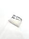 Image of 62) THE 'O' IMPRINT - TWO TONE - SIZE S - OFFWHITE & CHARCOAL