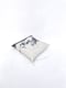 Image of 63) THE 'O' IMPRINT - TWO TONE - SIZE M - OFF WHITE & CHARCOAL