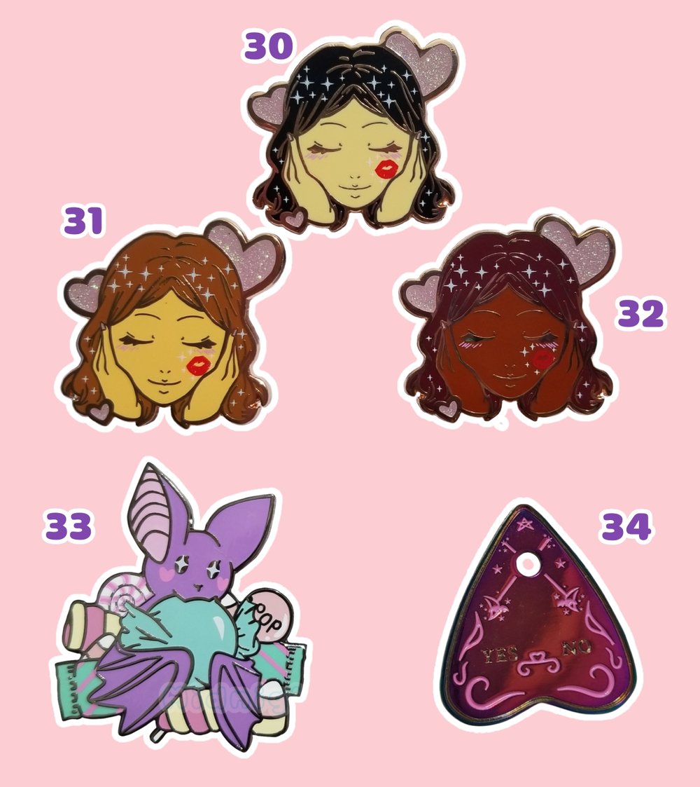 Image of A Grade Pins - All Available Designs