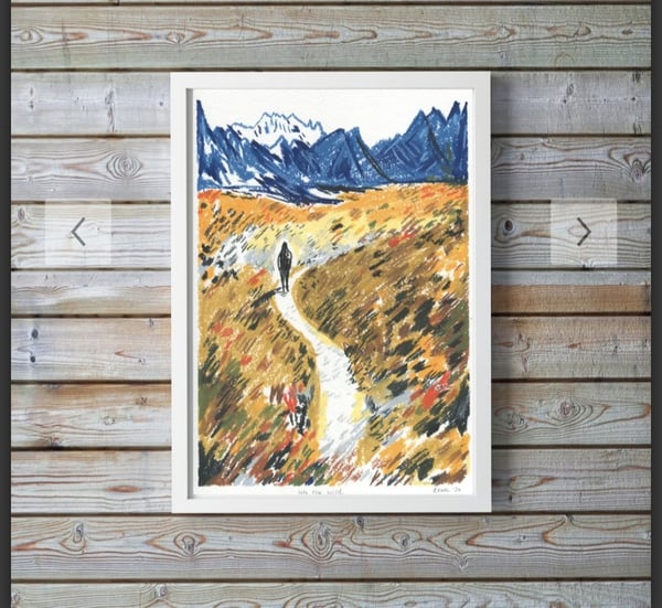 Image of A4 Into the wild print