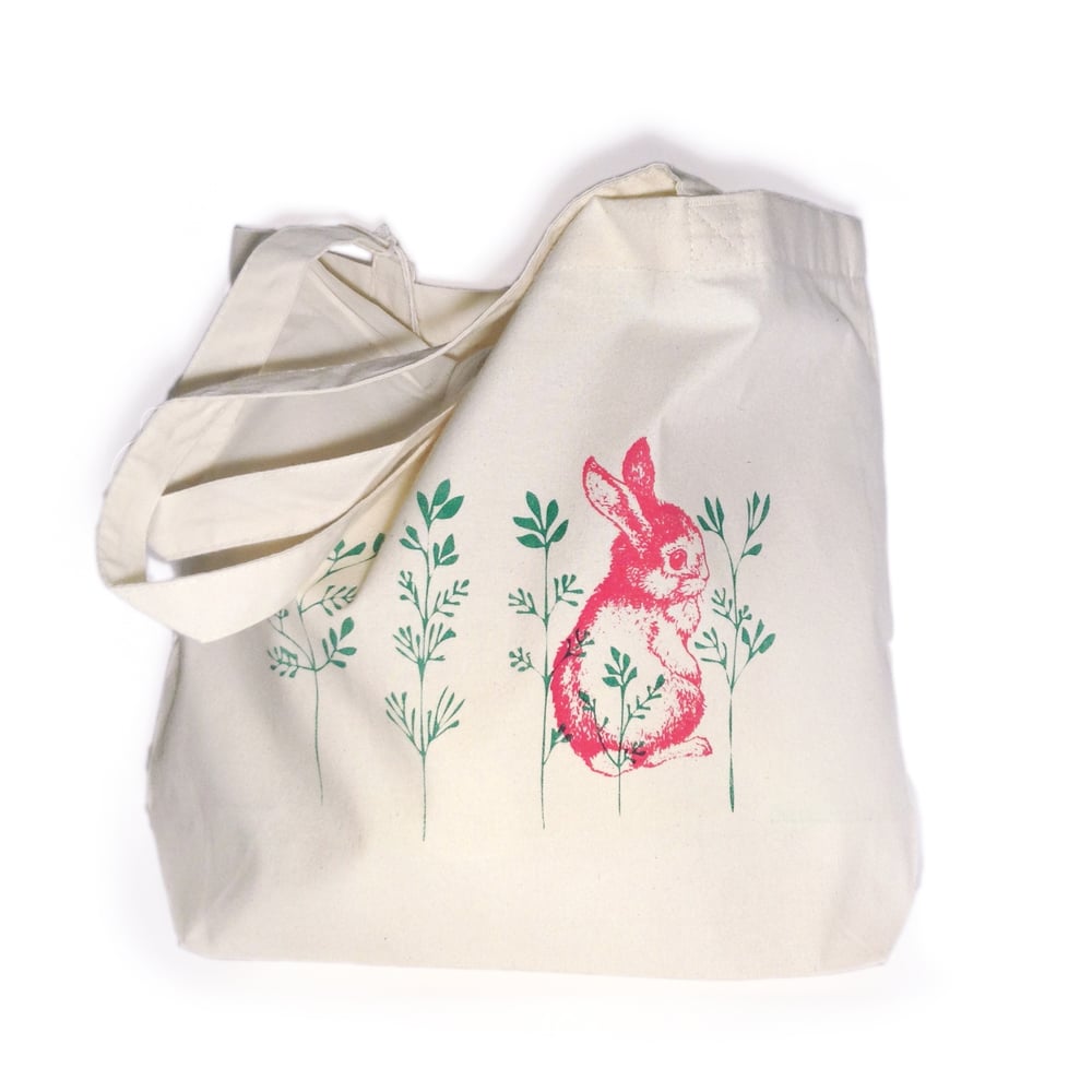 Image of Sac shopper BIO - Lapin vagabond