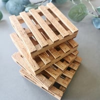 Image 2 of Soild Hardwood Pallet Coasters 