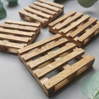 Image 3 of Soild Hardwood Pallet Coasters 