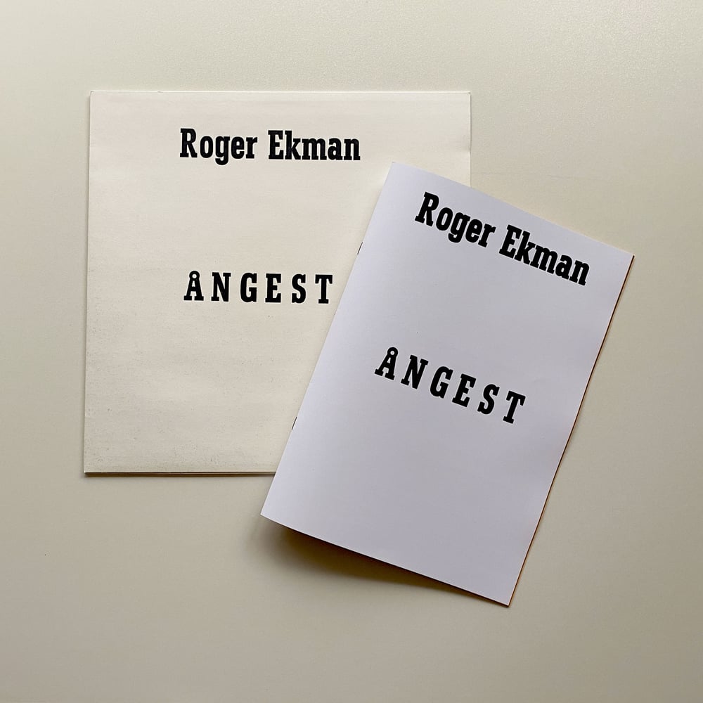 Image of ROGER EKMAN - ÅNGEST LP