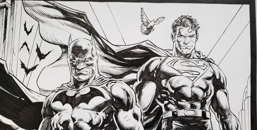 Image of Superman Batman: Worlds Finest #1 variant cover