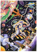 Image of astronaut print