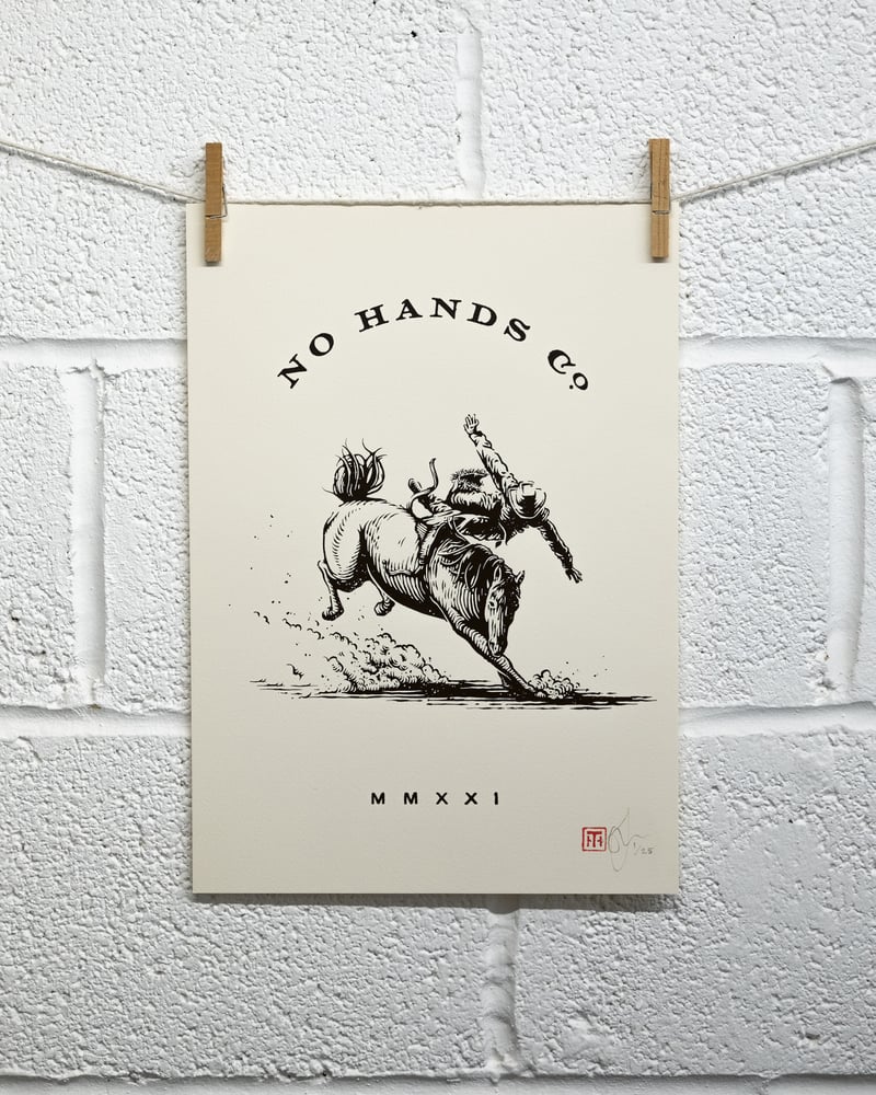 Image of No Hands Company (A3 screen print)