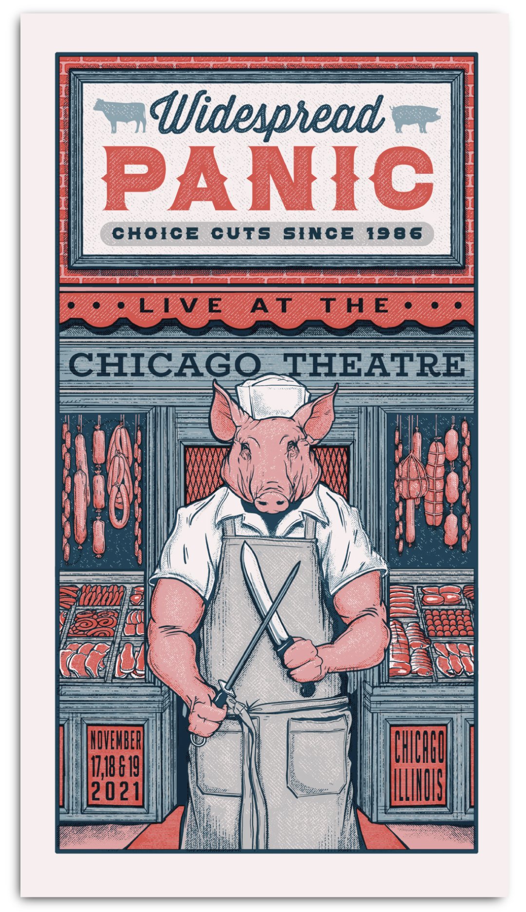 Image of Widespread Panic - Chicago Theatre 2021 - Artist Edition