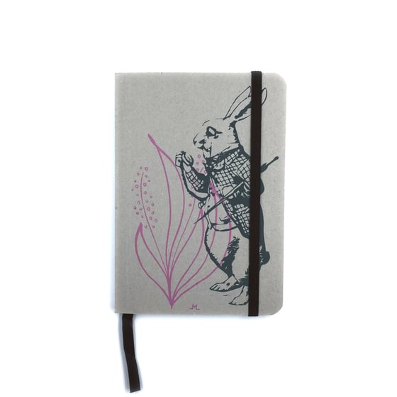 Image of Carnet de notes "Le lapin gris"