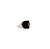 R003 RING _ VERMEIL & OBSIDIENNE
