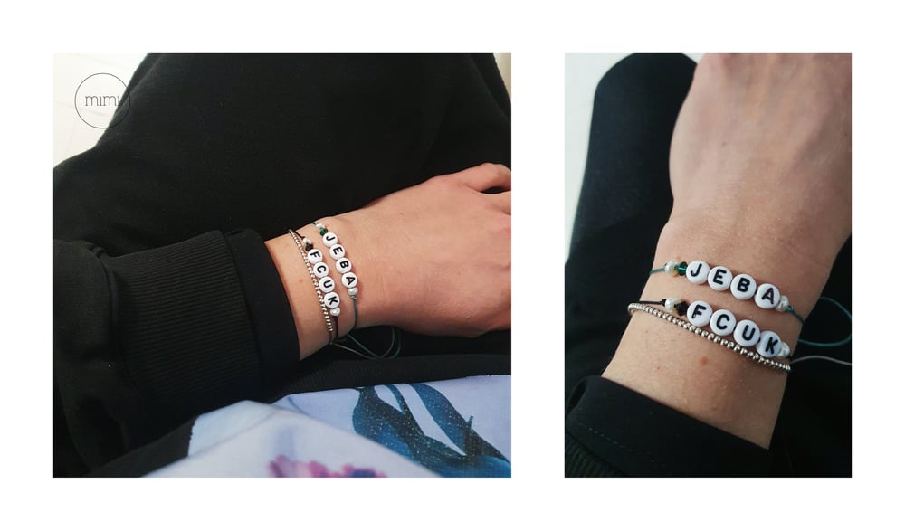 // NESRAMNICE // zapestnica / // RUDE // bracelet