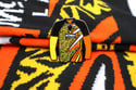 Retro 94/96 'The Goalie' Knitted Scarf (Orange)