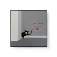 Image 2 of WARNING : Overthinking Kills Your Creativity, No Brain, No Pain (Limited Print)