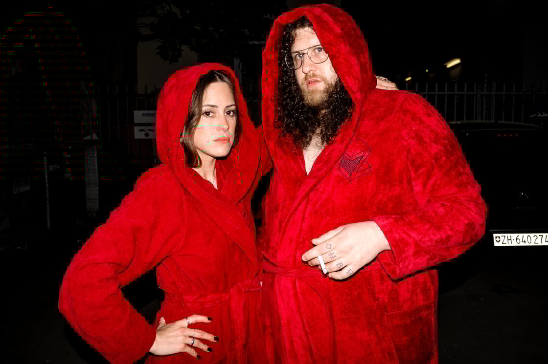 Image of Zukunft Bademantel "HOME OF GOOD MUSIC"