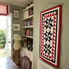 Red and Black Wallhanging 