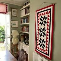 Image 3 of Red and Black Wallhanging 