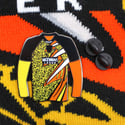 Retro 94/96 'The Goalie' Pin Badge (Orange)
