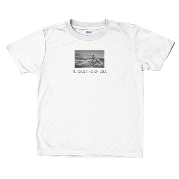 Image of "surfer dude" graphic tee