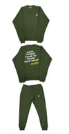 Underdawgzzz Crewneck Sweatsuit (Olive Green)