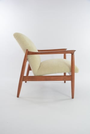 Image of Fauteuil Wrcolaw velours cotelé