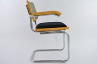 Image 2 of Chaise type Cesca pieds de poule noir 